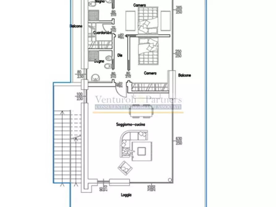 Immagine 9 di Attico in vendita  in Via Vivaldi a Toscolano-Maderno