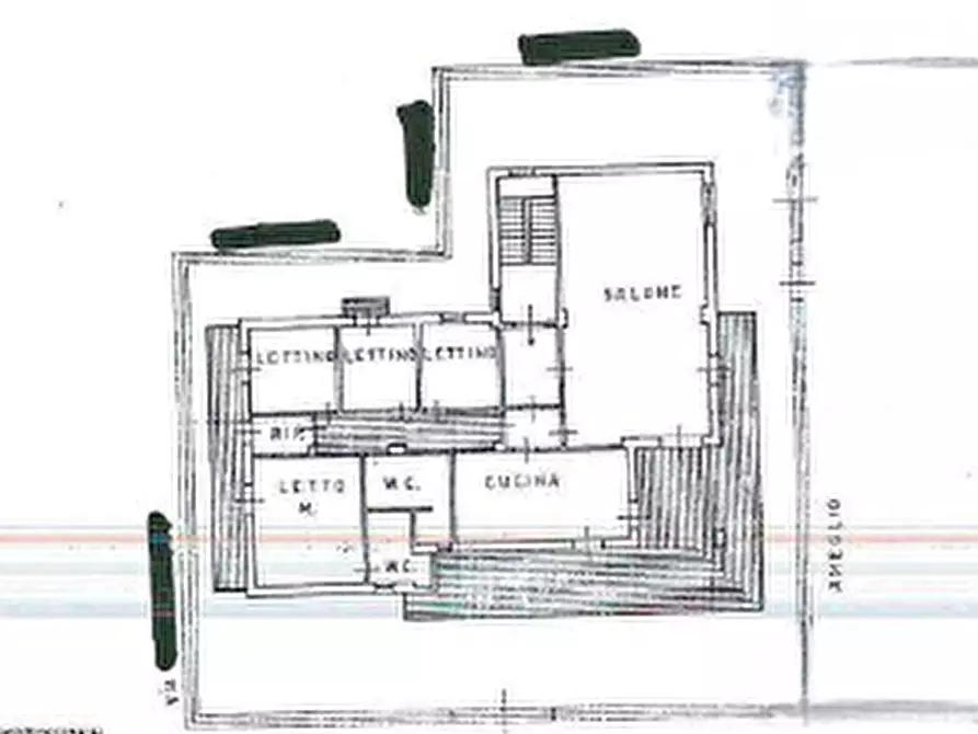 Immagine 12 di Villa in vendita  in VIA AMEGLIO N.95 a Santa Maria Di Licodia