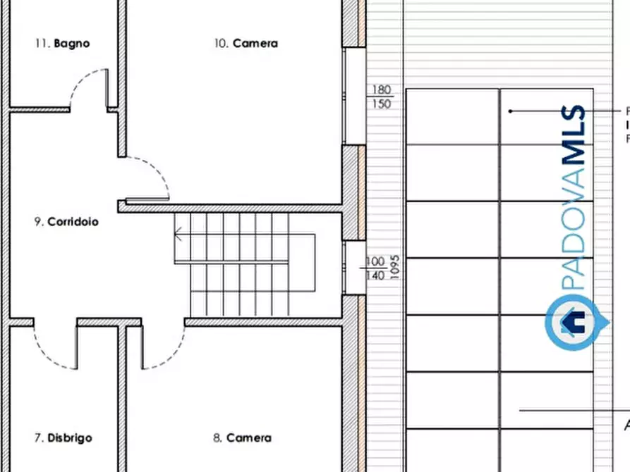Immagine 28 di Casa bifamiliare in vendita  in via Forcellini a Padova