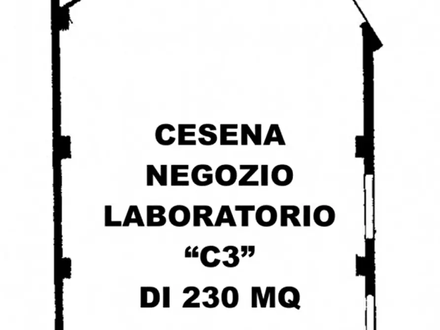 Immagine 1 di Negozio in affitto  in VIA MURA BARRIERA PONENTE 13 a Cesena