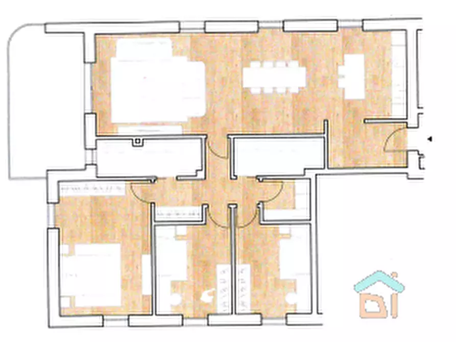 Immagine 5 di Appartamento in vendita  in piazza Unità d'Italia 15/1 a Cervignano Del Friuli