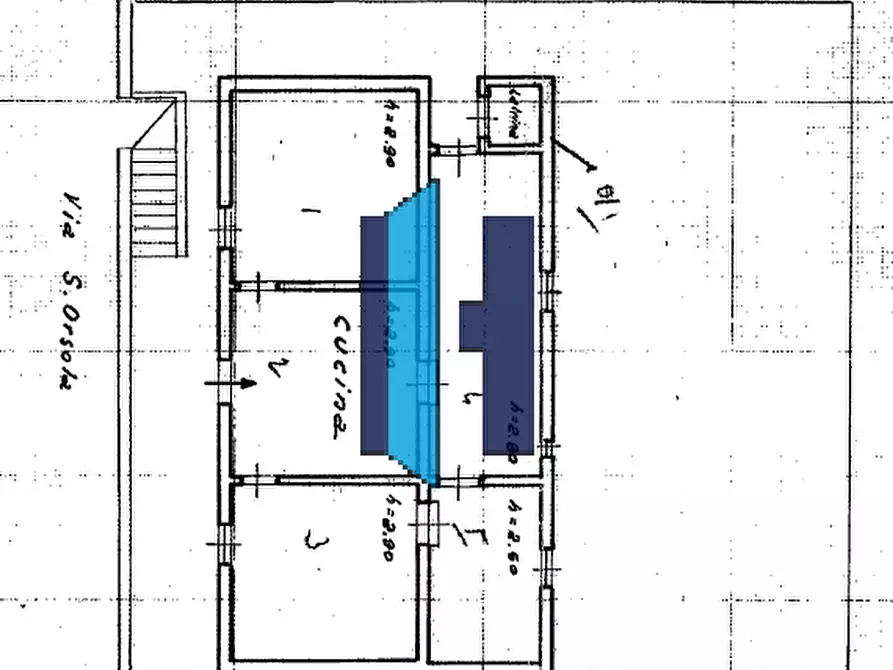 Immagine 29 di Rustico / casale in vendita  in via Sant'orsola 39 a Brescia