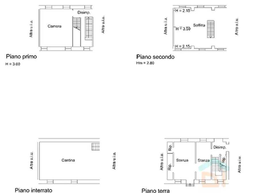 Immagine 22 di Villetta a schiera in vendita  in via Aquileia 24 a Mortegliano