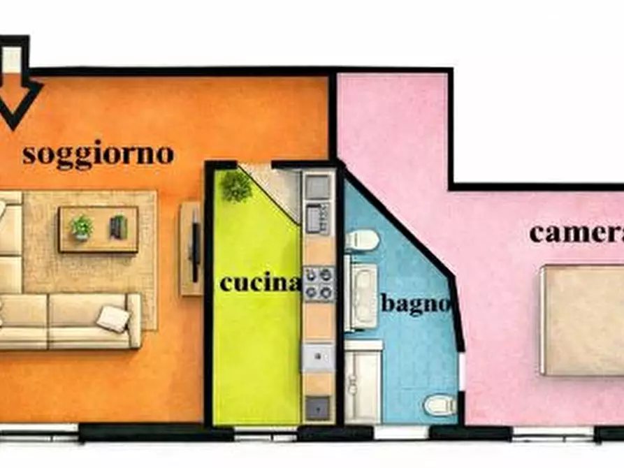 Immagine 11 di Appartamento in vendita  in Via Milano a Parma