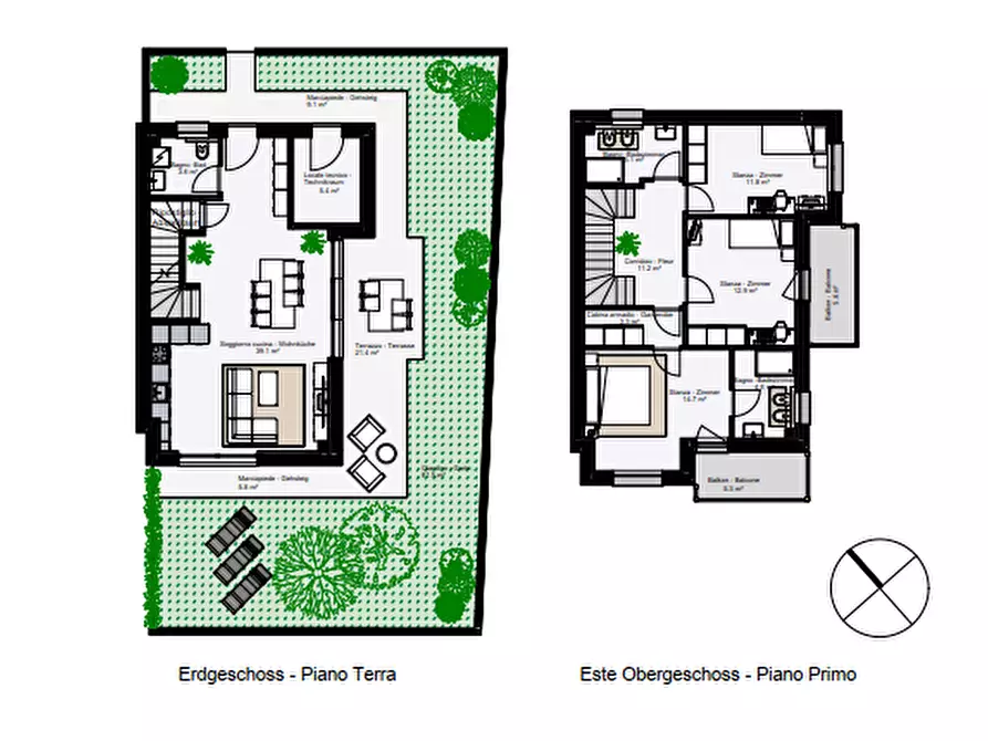Immagine 27 di Villetta a schiera in vendita  in Via Roma a Egna .Neumarkt.