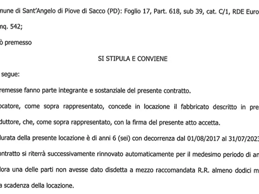 Immagine 1 di Negozio in vendita  in VIALE LEONARDO DA VINCI a Sant'angelo Di Piove Di Sacco