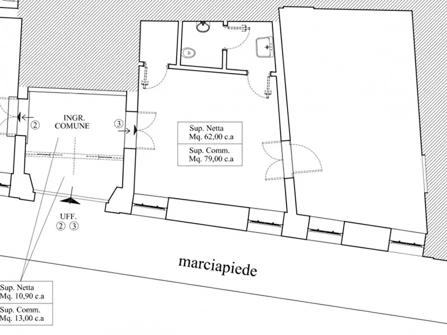 Immagine 15 di Ufficio in affitto  in via Borgo Treviso 1 a Castelfranco Veneto