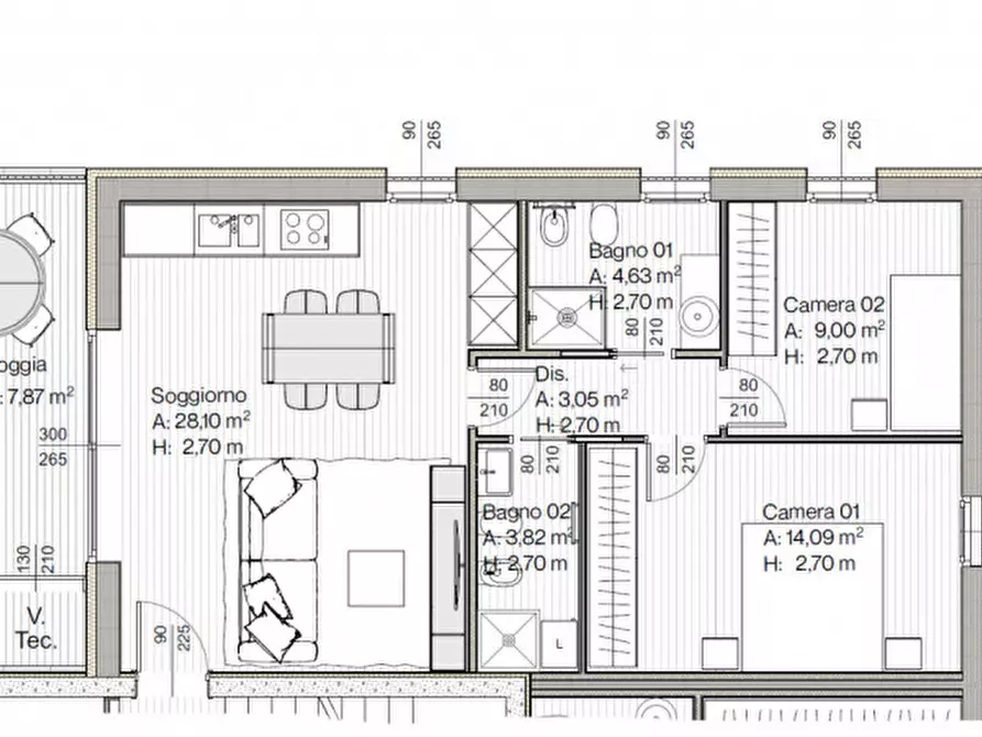 Immagine 1 di Appartamento in vendita  in Via Andrea Naccari a Padova