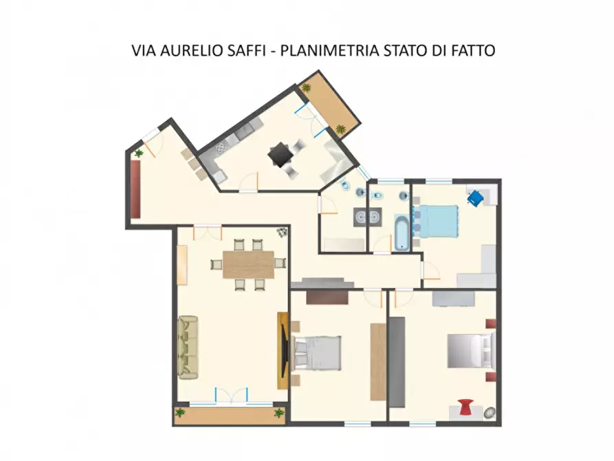 Immagine 46 di Appartamento in vendita  in VIA AURELIO SAFFI a Bologna