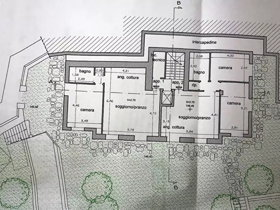 Immagine 11 di Terreno in vendita  in Via Pissorella a Camogli