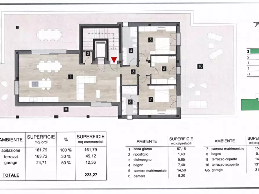 Immagine 26 di Attico in vendita  a Abano Terme