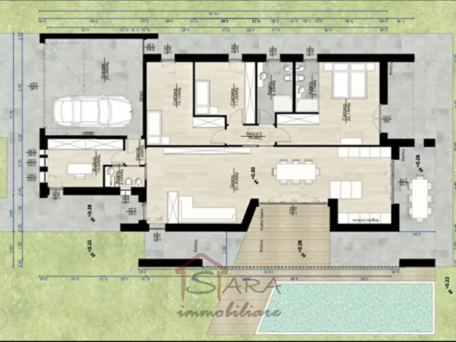 Immagine 5 di Villa in vendita  in Via Savioli a Abano Terme