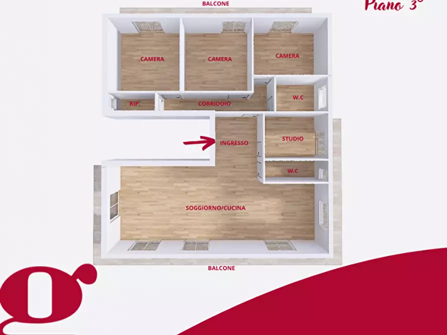 Immagine 39 di Appartamento in vendita  in via aldo moro a Barcellona Pozzo Di Gotto