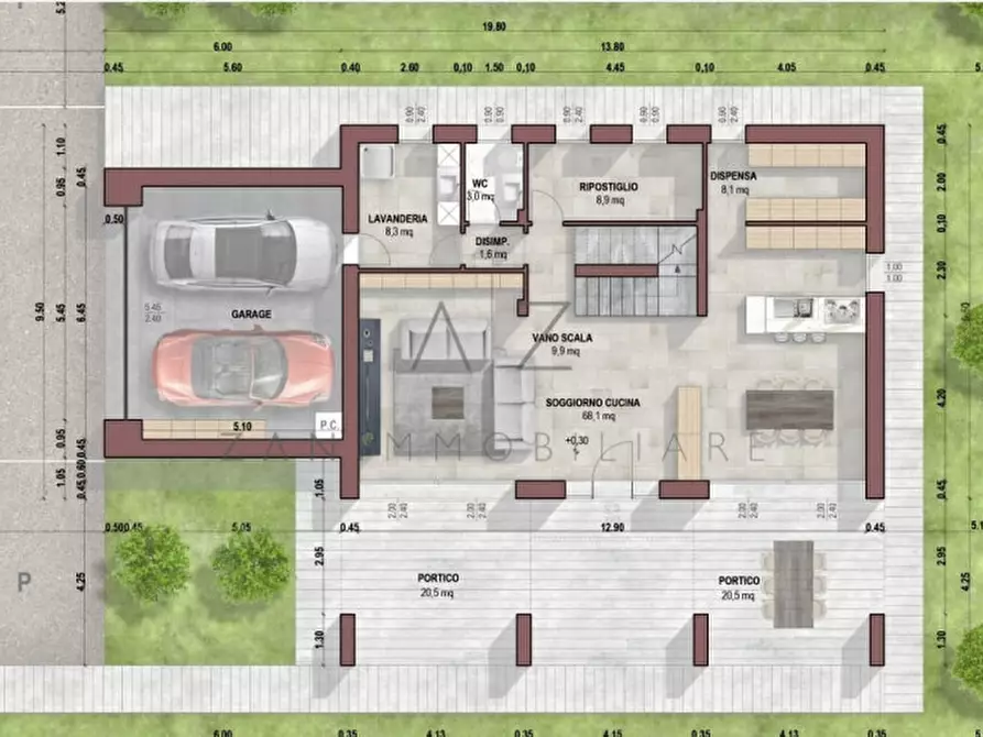 Immagine 3 di Villa in vendita  in Via Ugo Foscolo a Tombolo