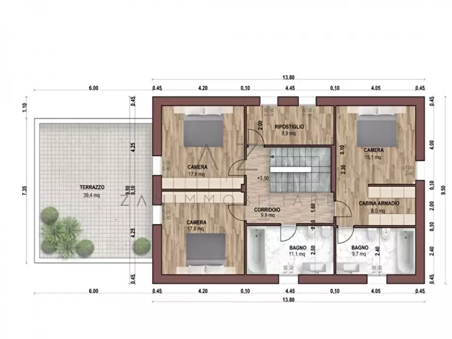 Immagine 4 di Villa in vendita  in Via Ugo Foscolo a Tombolo