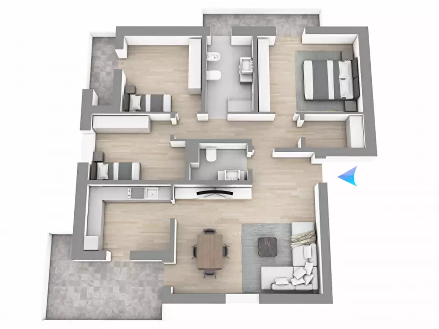 Immagine 12 di Appartamento in vendita  in Via Cavedine a Dro