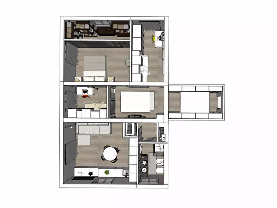 Immagine 55 di Appartamento in vendita  in Via dei Mille n.102 a Parma