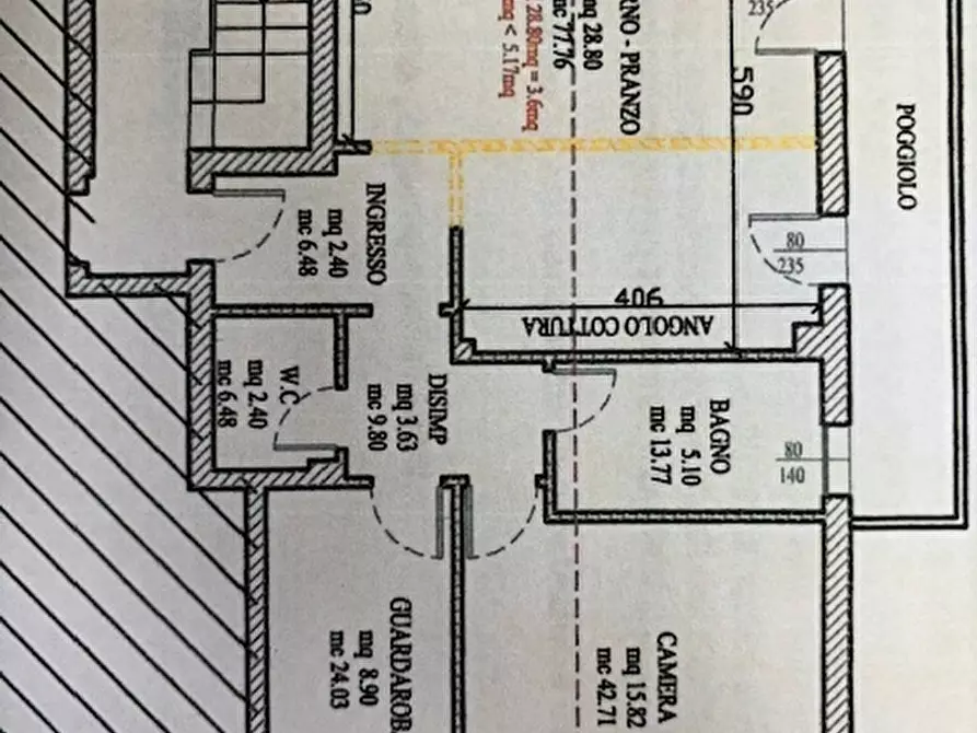 Immagine 29 di Appartamento in vendita  in Via Foscolo a Albignasego
