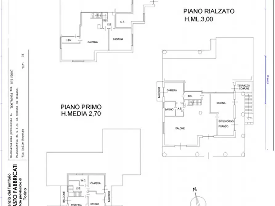 Immagine 55 di Casa bifamiliare in vendita  in Via delle Nocette 33 a Busano