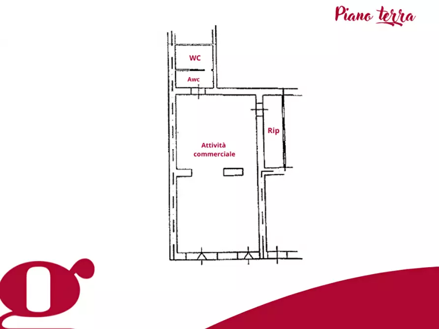 Immagine 11 di Negozio in affitto  in Via Nazionale, 34 a San Filippo Del Mela