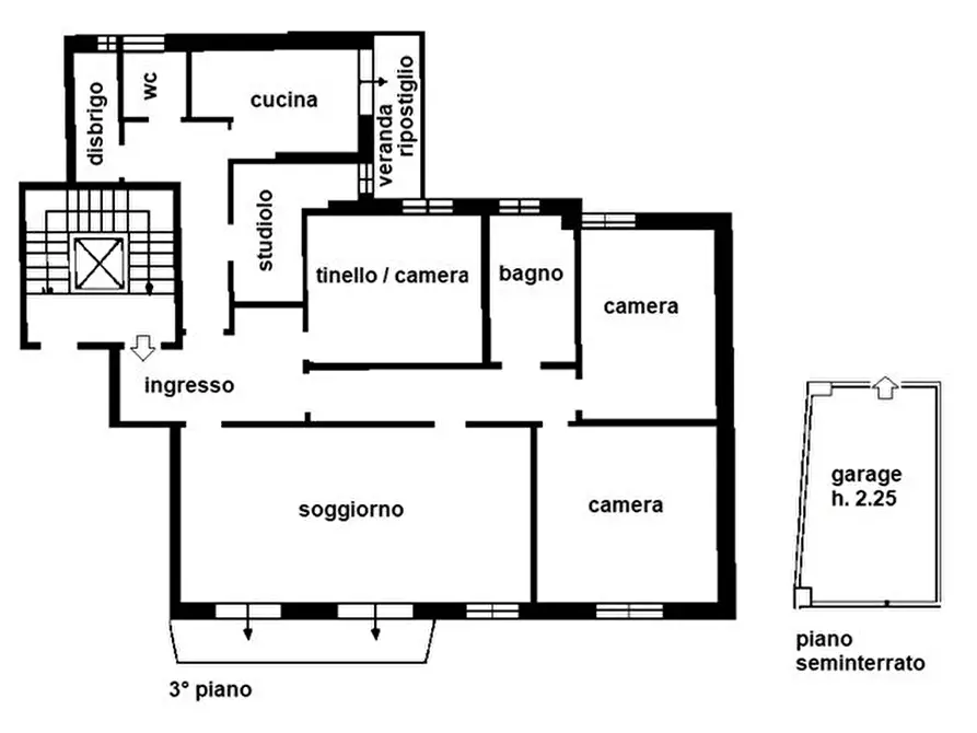 Immagine 1 di Appartamento in vendita  a Padova