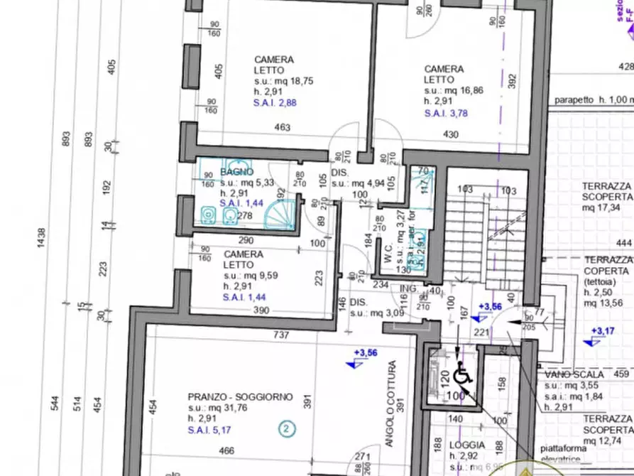 Immagine 7 di Appartamento in vendita  in Via Principe Amedeo a Este