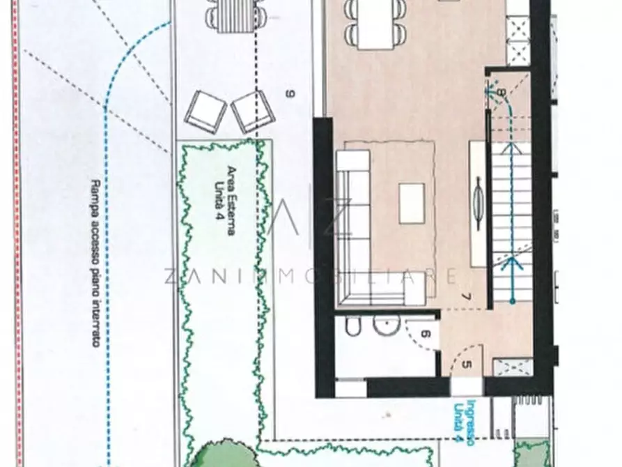 Immagine 5 di Villetta a schiera in vendita  in Viale Italia a Castelfranco Veneto