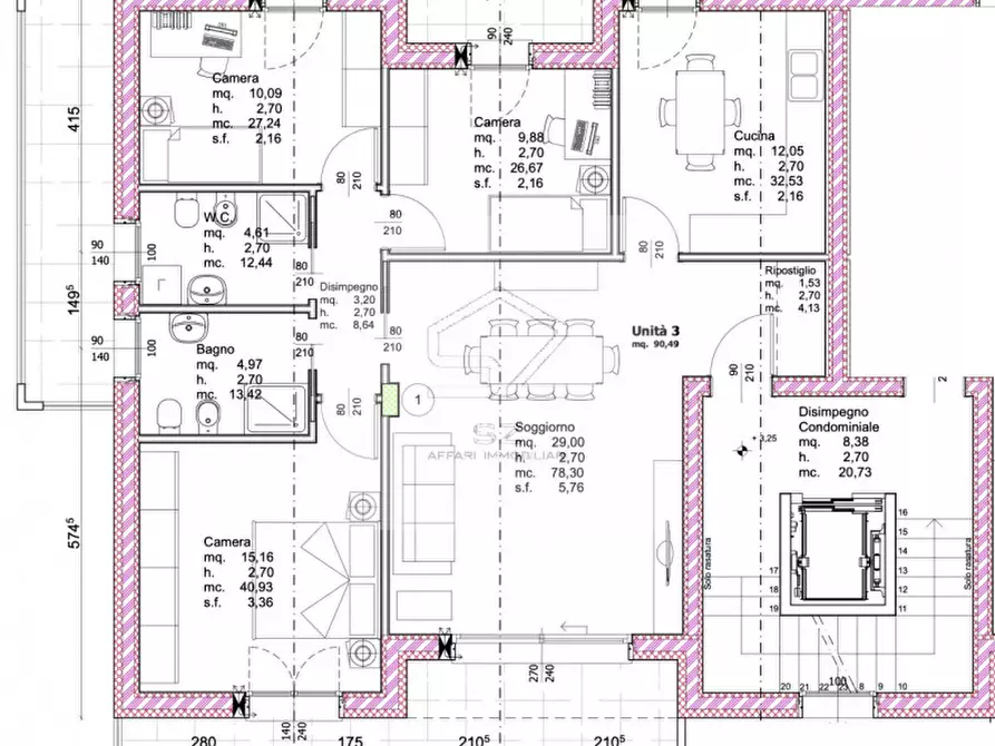 Immagine 2 di Appartamento in vendita  in via comino a Padova