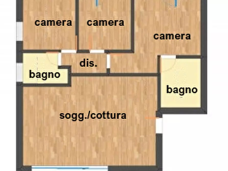 Immagine 1 di Appartamento in vendita  in Via Busonera a Montegrotto Terme