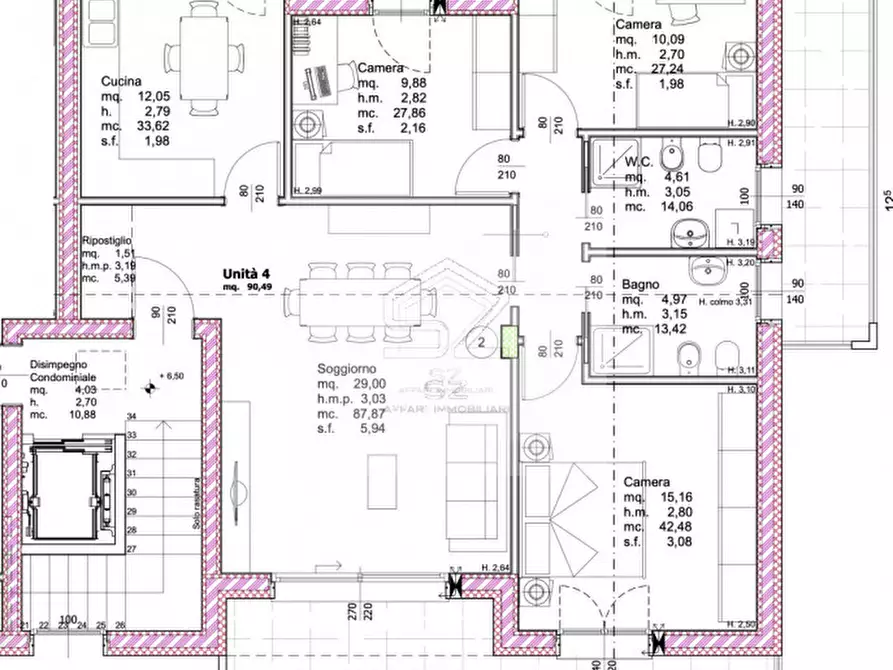 Immagine 27 di Appartamento in vendita  in via comino a Padova