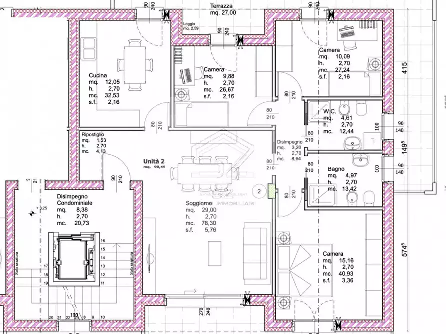 Immagine 29 di Appartamento in vendita  in via comino a Padova