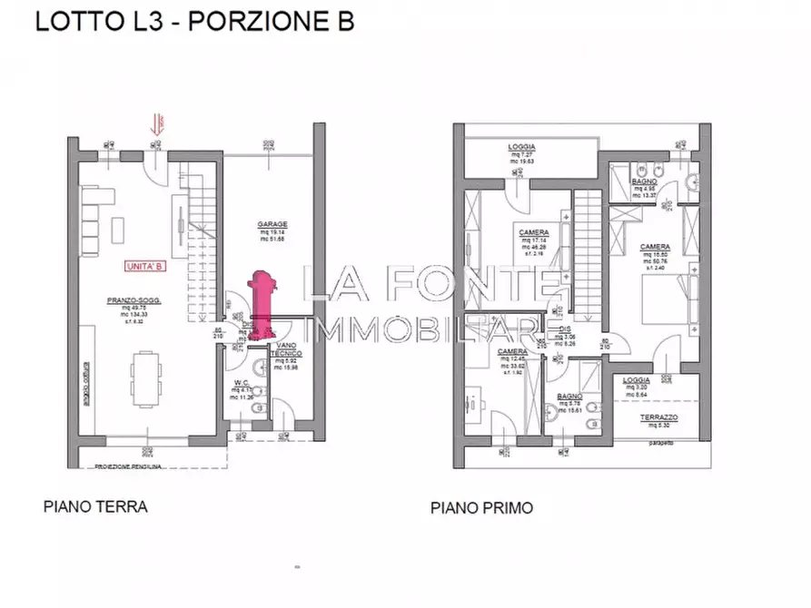 Immagine 9 di Casa quadrifamiliare in vendita  a Vigonza