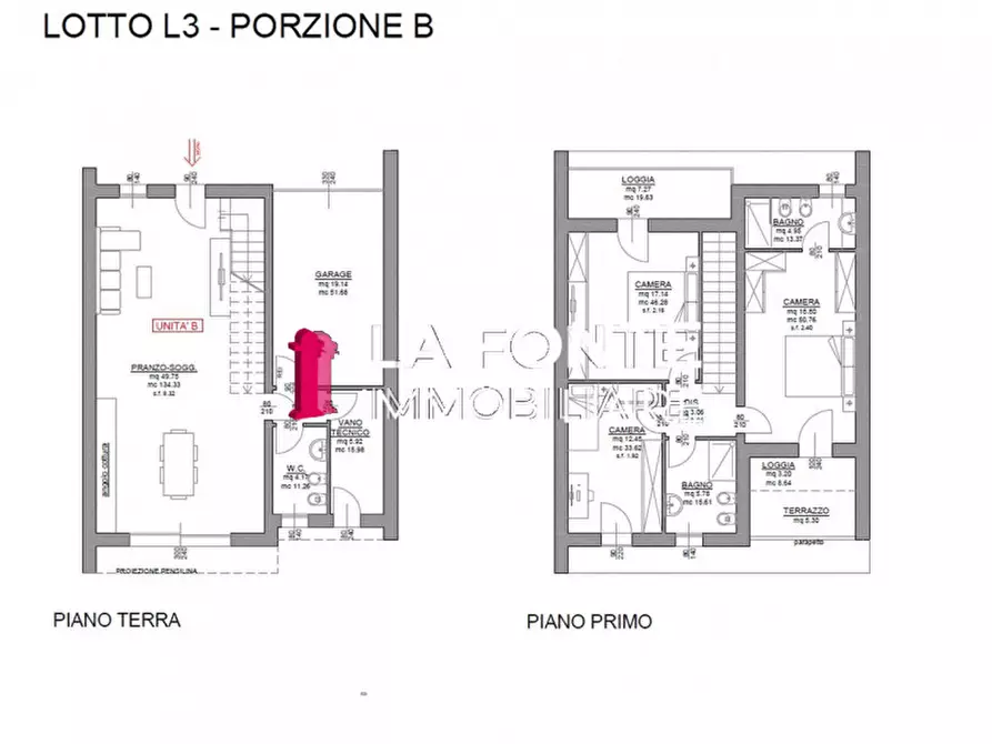 Immagine 35 di Casa quadrifamiliare in vendita  a Vigonza