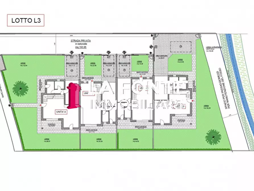 Immagine 40 di Casa quadrifamiliare in vendita  a Vigonza