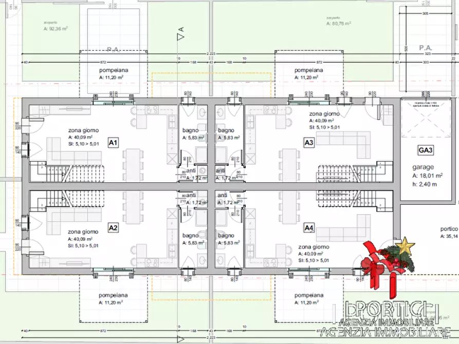 Immagine 11 di Casa quadrifamiliare in vendita  in via veneto a Martellago
