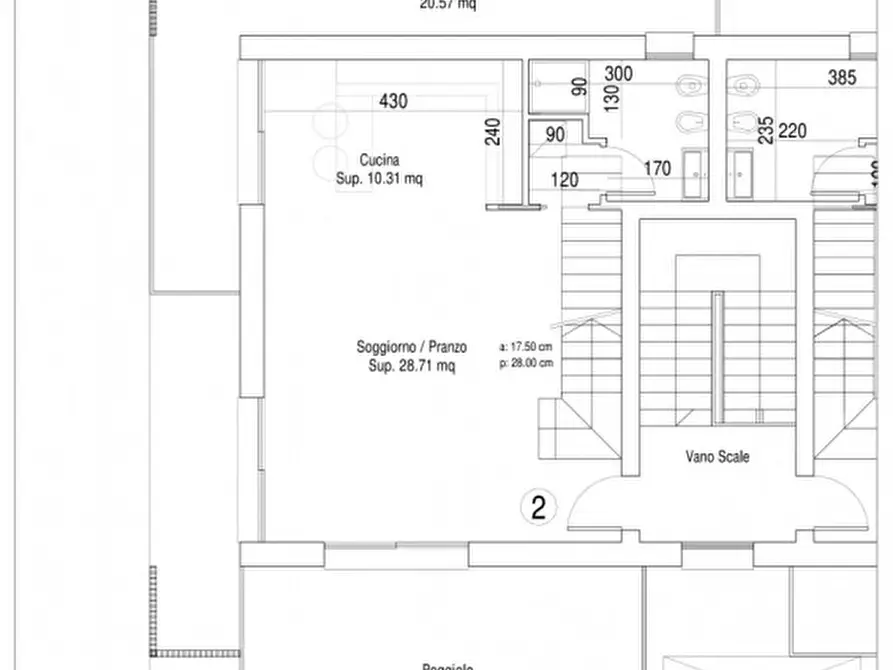 Immagine 35 di Casa trifamiliare in vendita  in Vigonza Via Bonaventura da Peraga 24 a Vigonza