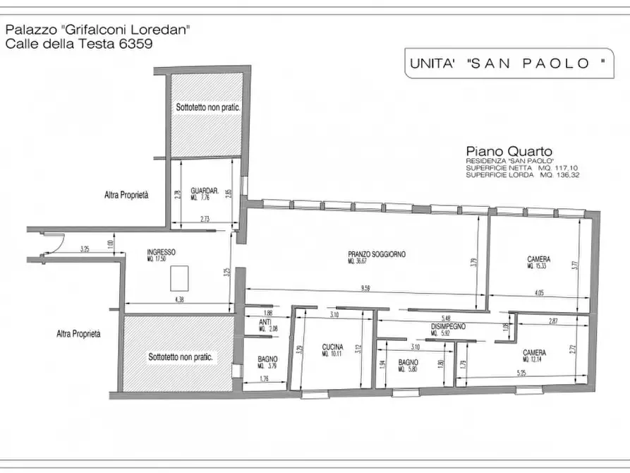 Immagine 22 di Appartamento in vendita  in campo san giovanni e paolo a Venezia