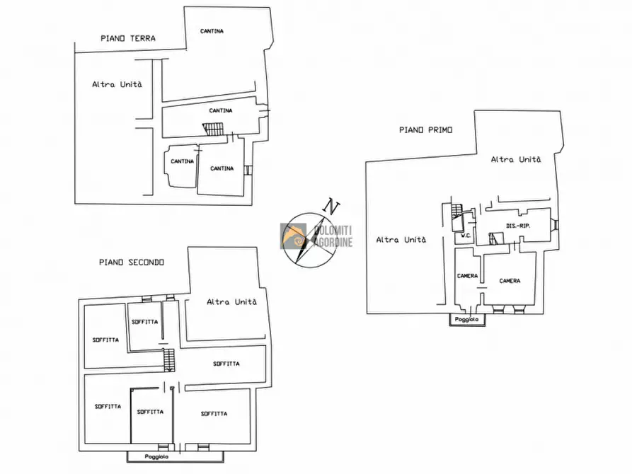 Immagine 14 di Appartamento in vendita  in Loc. Sant' Andrea a Gosaldo