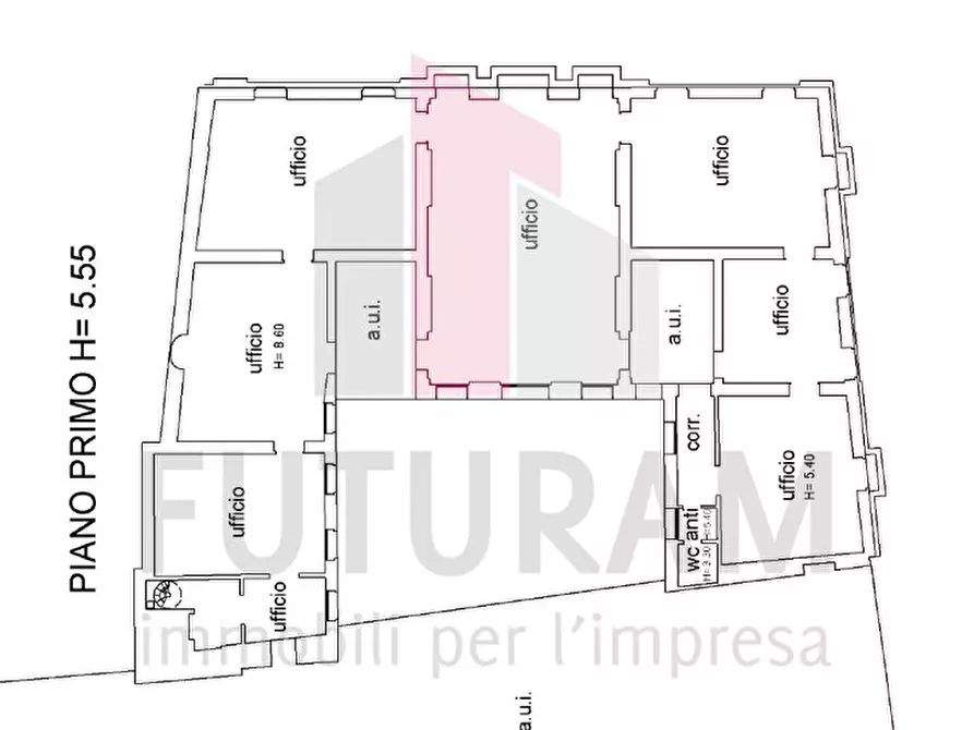 Immagine 1 di Ufficio in affitto  in CORSO PALLADIO a Vicenza