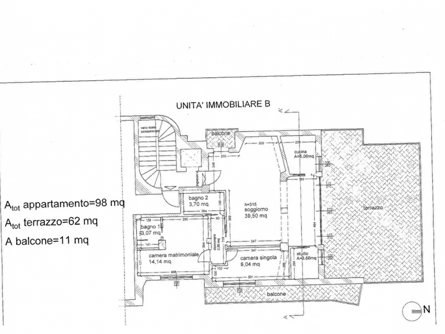 Immagine 13 di Appartamento in vendita  in VIA VENETO a Ancona