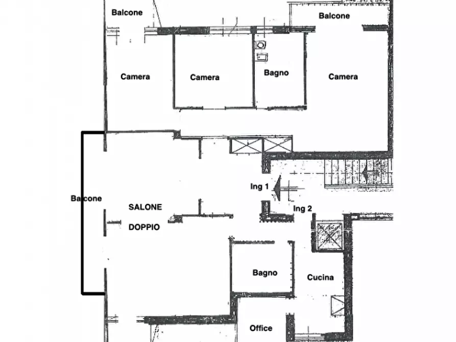 Immagine 38 di Appartamento in vendita  in Via S. Jacini a Roma