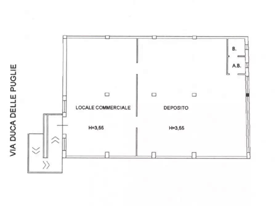 Immagine 16 di Negozio in affitto  in Via Duca delle Puglie a Matino