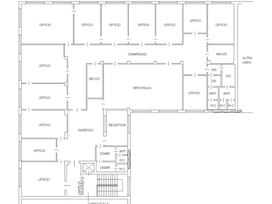 Immagine 1 di Ufficio in vendita  in piazza de gasperi a Padova