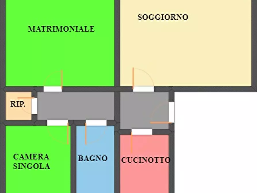 Immagine 3 di Appartamento in vendita  in moruzzi a Pavia