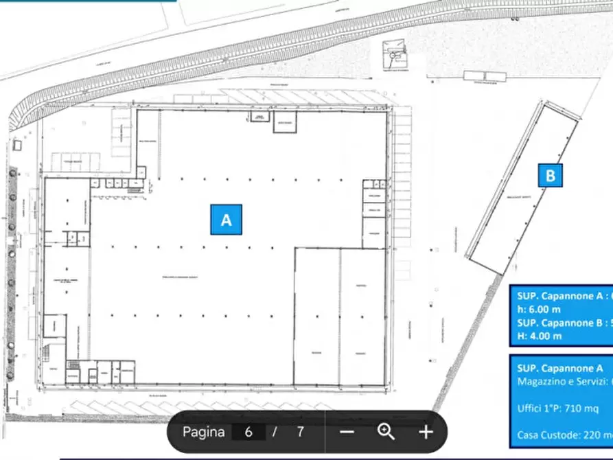 Immagine 1 di Capannone industriale in affitto  in Via Alessandro Volta a Este