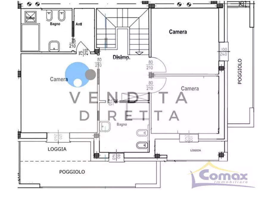 Immagine 10 di Casa quadrifamiliare in vendita  in Via Cesare Battisti a Abano Terme
