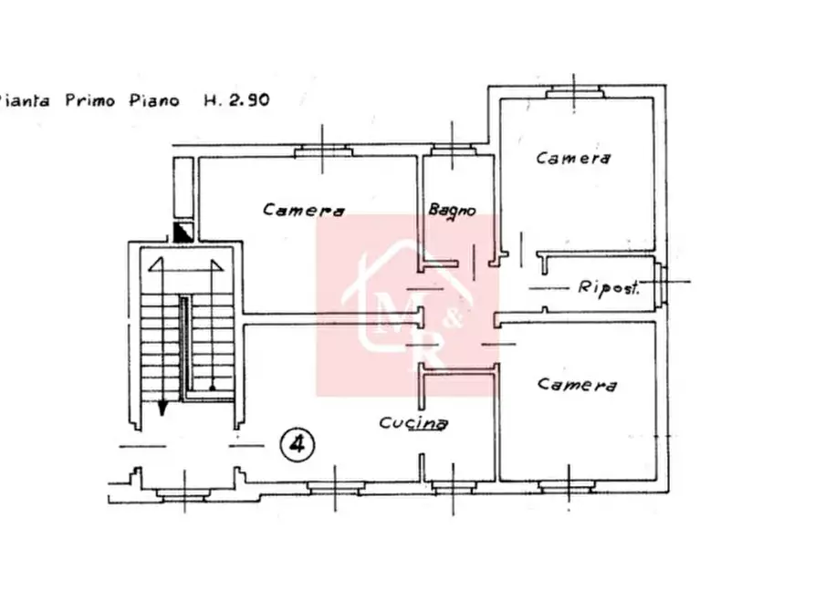 Immagine 21 di Appartamento in vendita  in via Annia 21 a Torviscosa