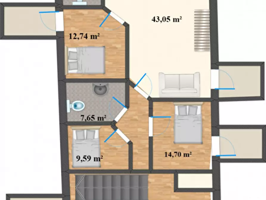 Immagine 9 di Attività commerciale in vendita  in veronza a Ville Di Fiemme
