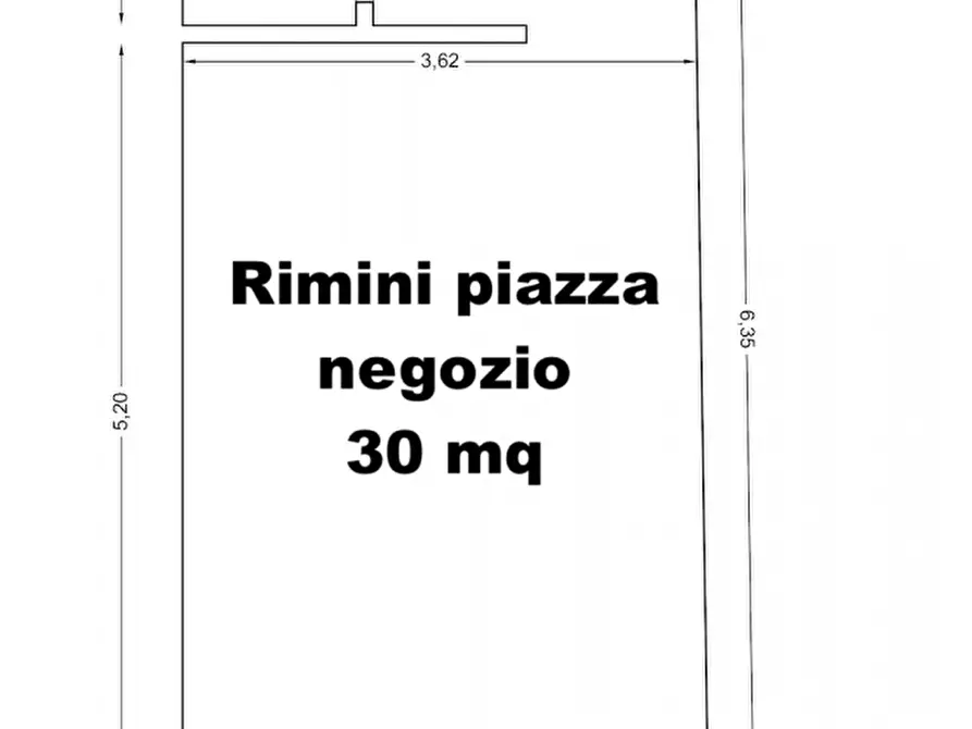 Immagine 1 di Negozio in affitto  in PIAZZA 3 MARTIRI a Rimini