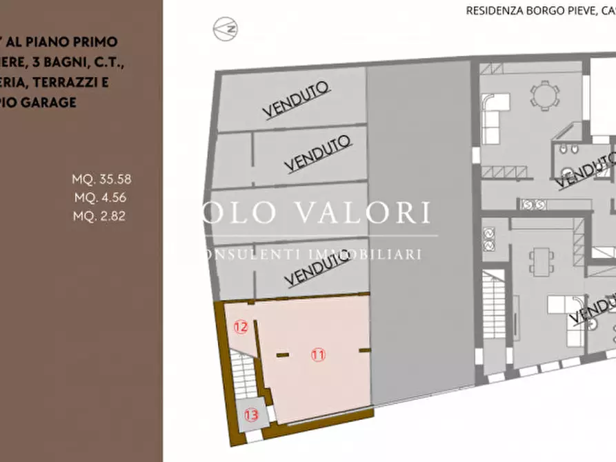 Immagine 6 di Attico in vendita  a Castelfranco Veneto